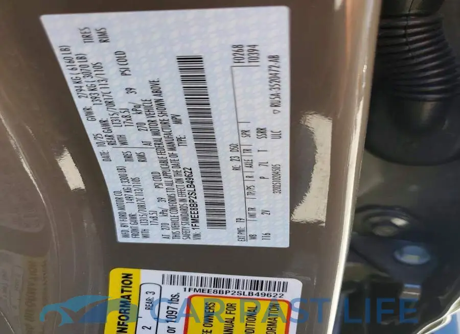 1FMEE8BP2SLB49622# 12