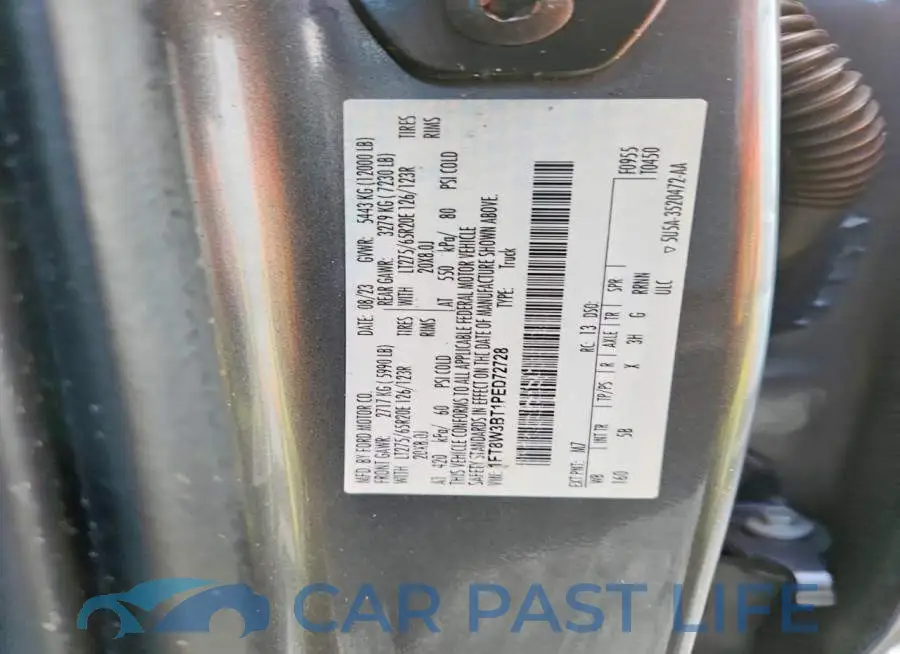 1FT8W3BT1PED72728# 12