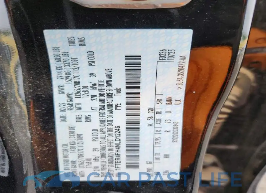 1FTER4FH4NLD12246# 13