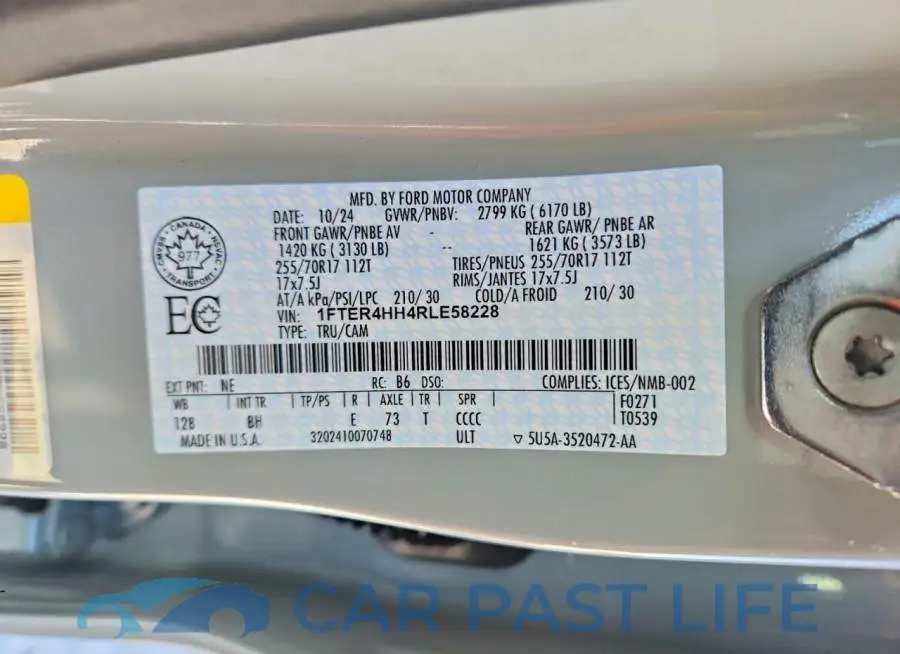 1FTER4HH4RLE58228# 13
