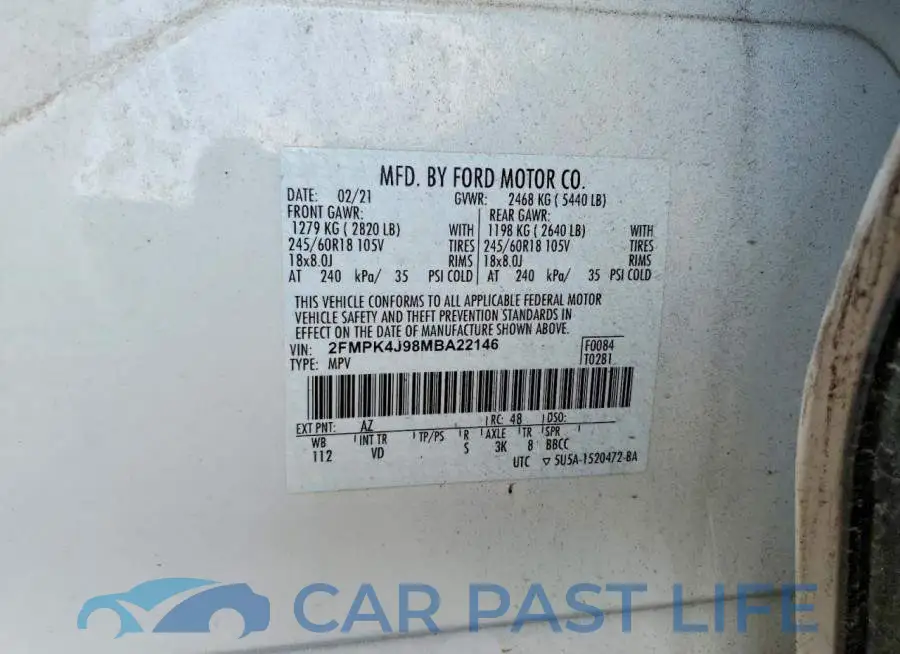 2FMPK4J98MBA22146# 13