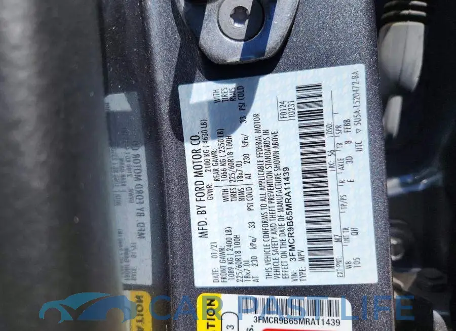 3FMCR9B65MRA11439# 13