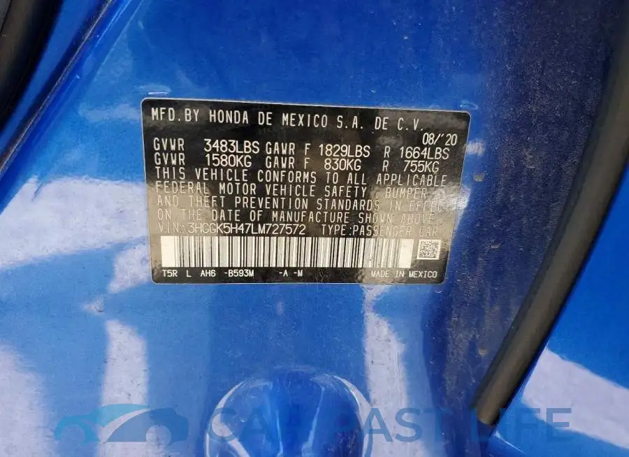 3HGGK5H47LM727572# 14