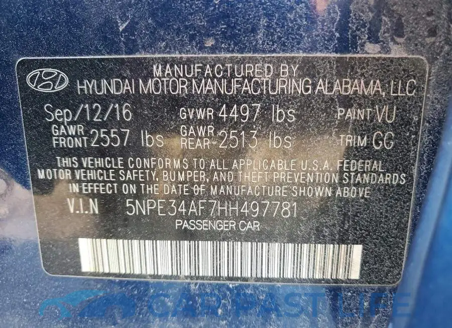 5NPE34AF7HH497781# 12