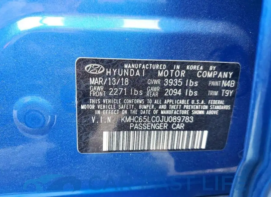 KMHC65LC0JU089783# 12