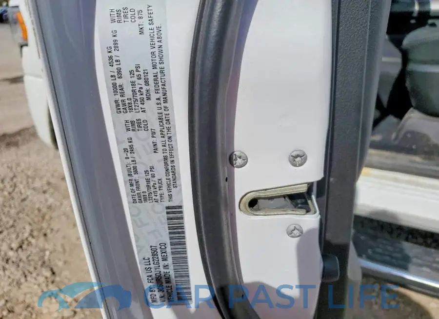 3C6UR5DJ1LG228507# 12