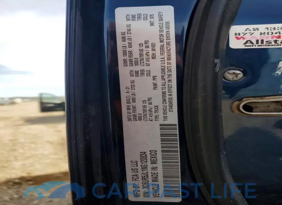 3C6UR5JL1NG120834# 13