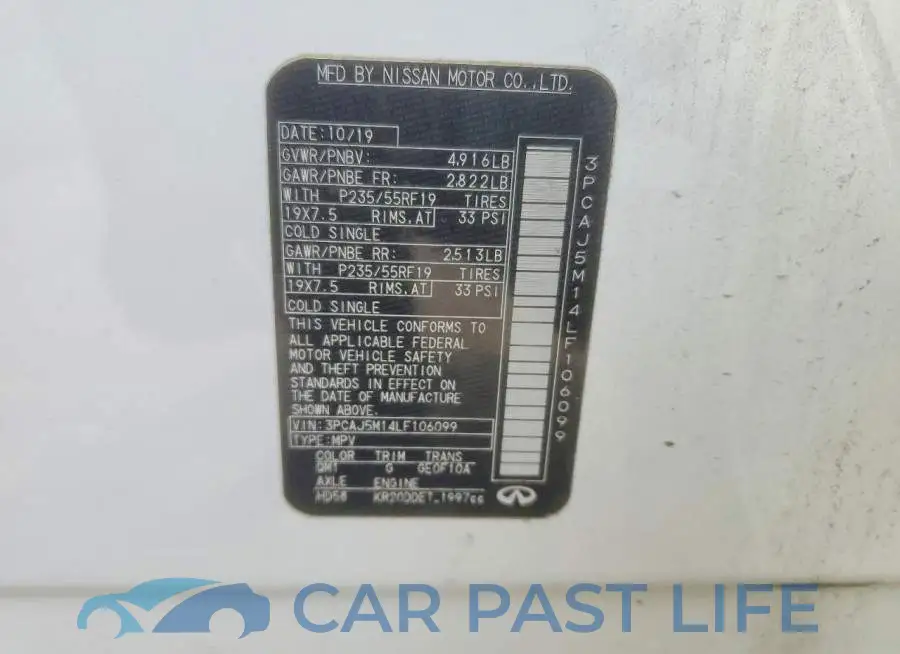 3PCAJ5M14LF106099# 14