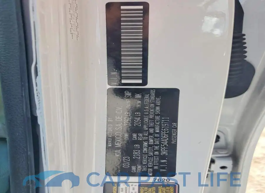 3KPF54AD6PE619711# 13