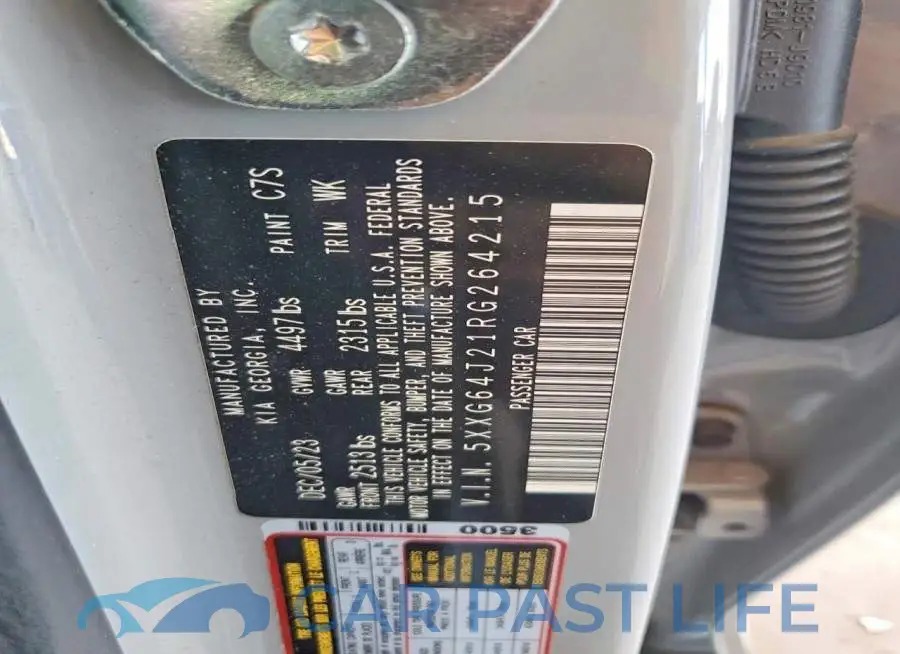 5XXG64J21RG264215# 13