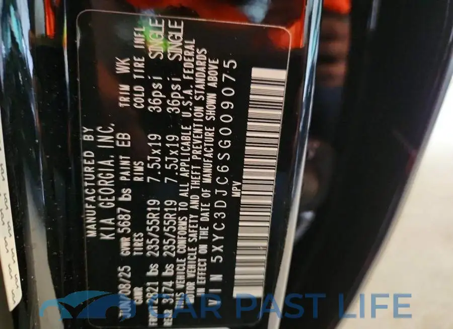 5XYC3DJC6SG009075# 13