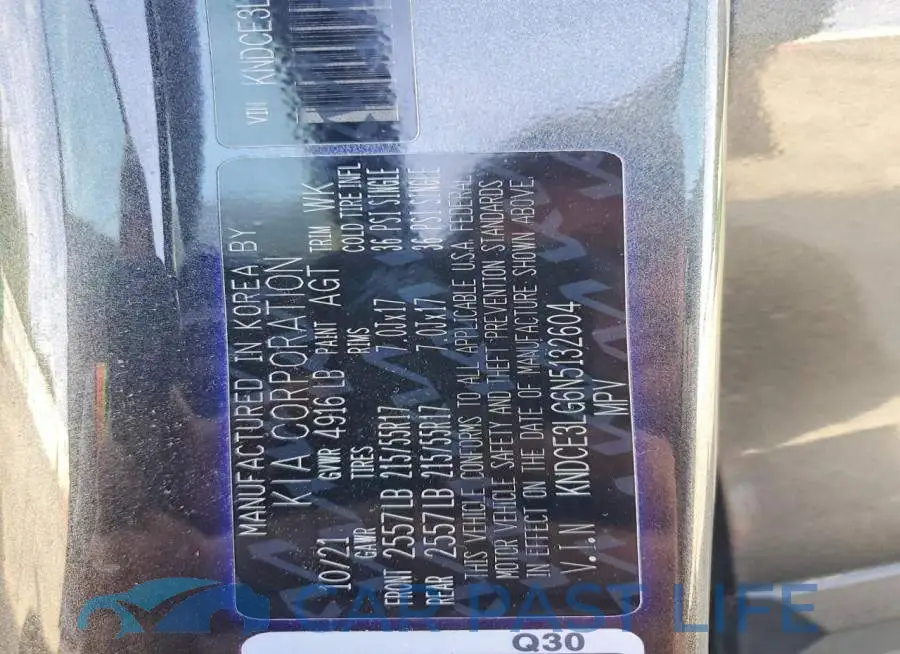 KNDCE3LG6N5132604# 13