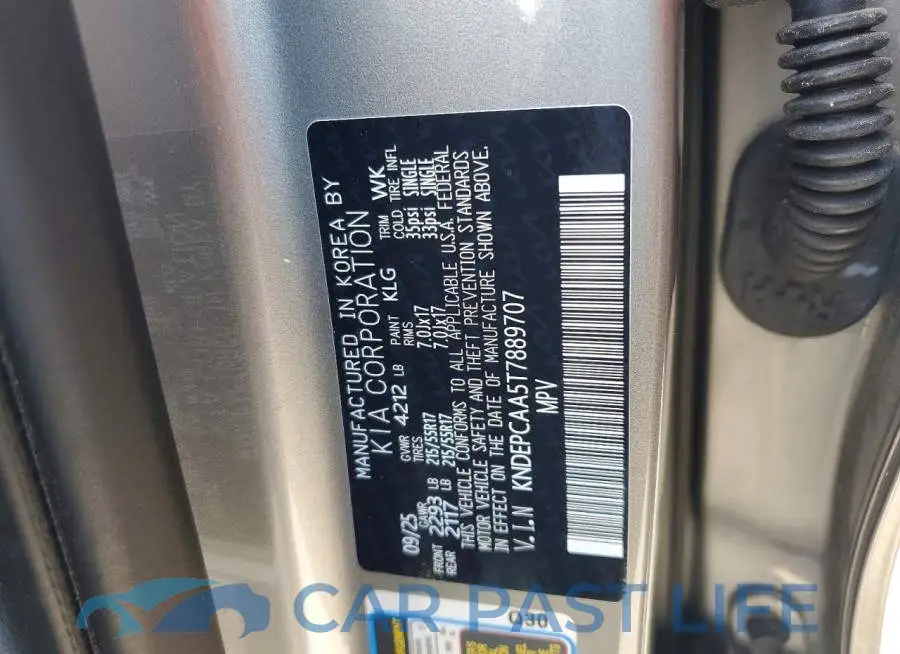 KNDEPCAA5T7889707# 13
