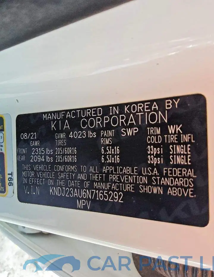 KNDJ23AU6N7165292# 12