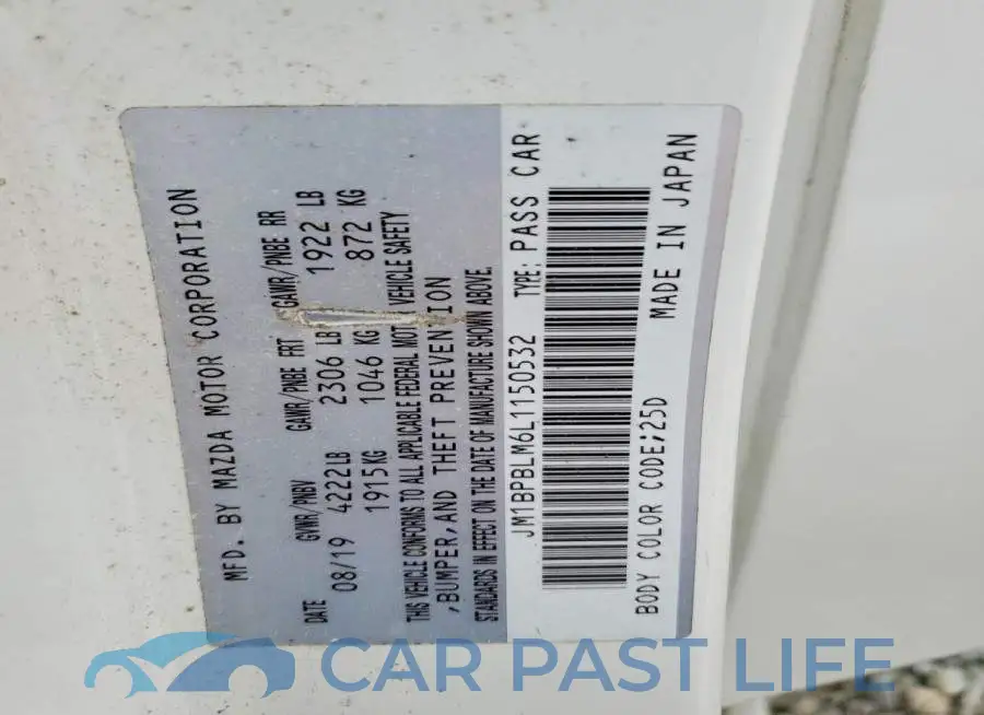 JM1BPBLM6L1150532# 14
