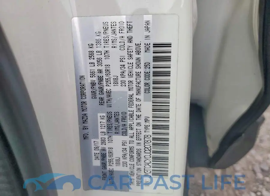 JM3TCACY0J0207878# 13