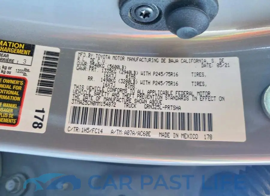 3TMAZ5CN0MM154872# 12