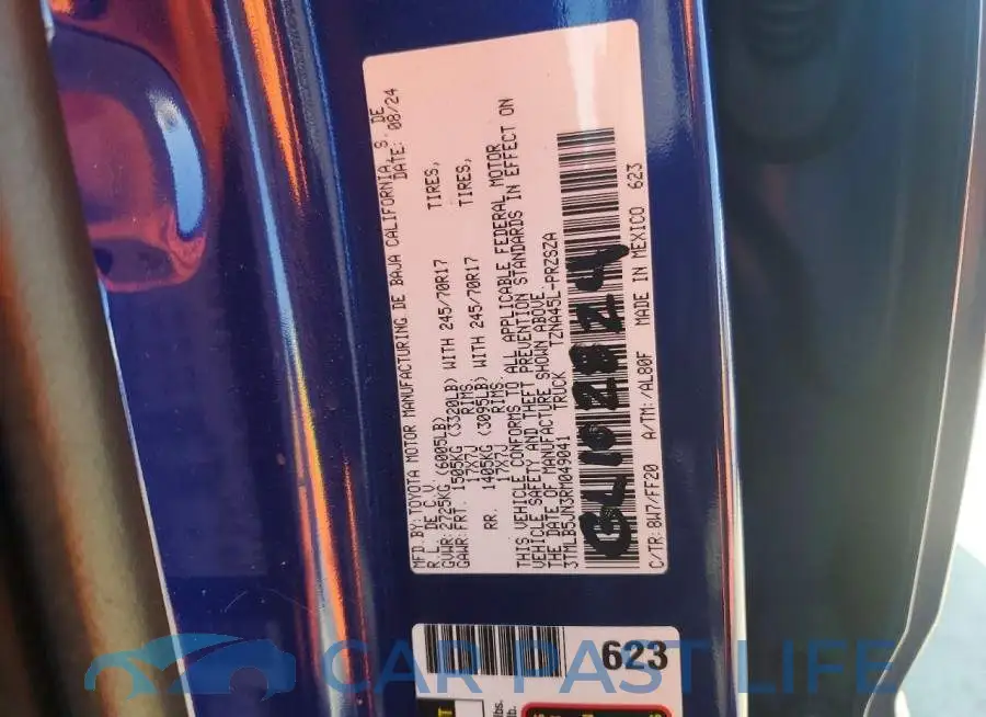 3TMLB5JN3RM049041# 12