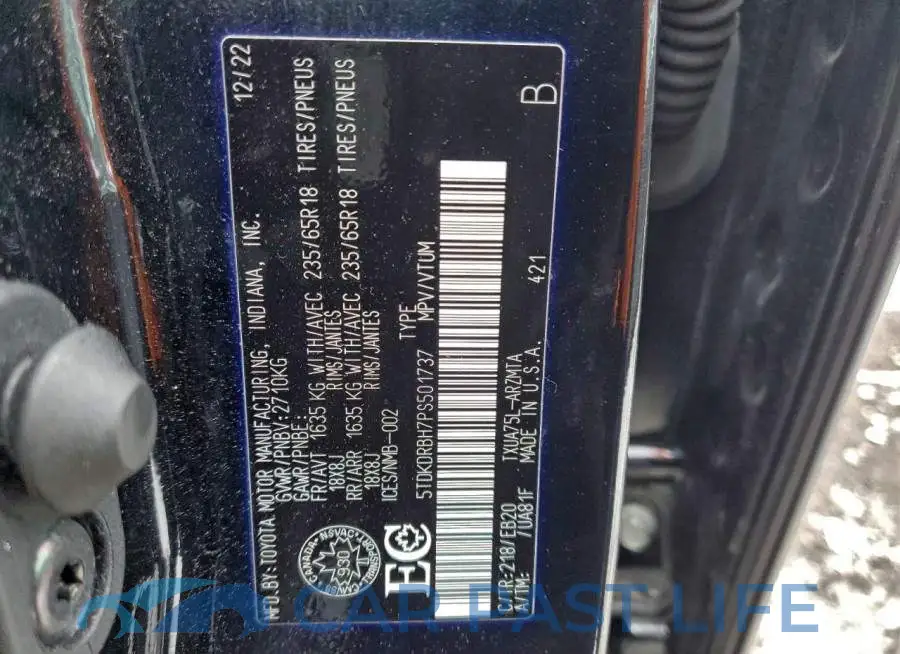 5TDKDRBH7PS501737# 14
