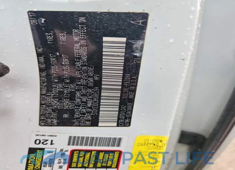 5TDYZ3DC3HS885284# 13