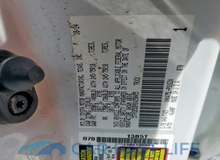 5TFKB5DB9SX250455# 13