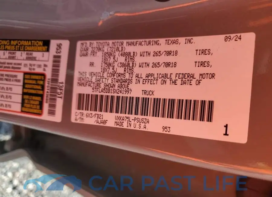 5TFLA5DB1SX241997# 12