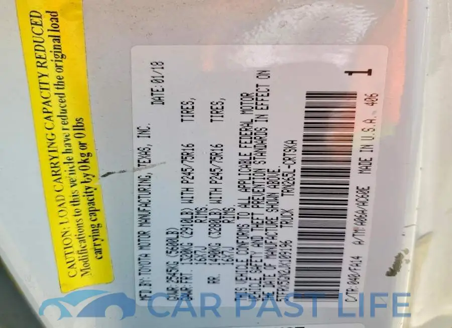 5TFRX5GN2JX109196# 13