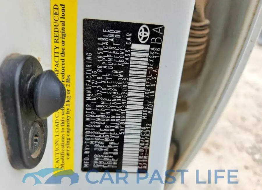 5YFBURHE3HP620859# 13