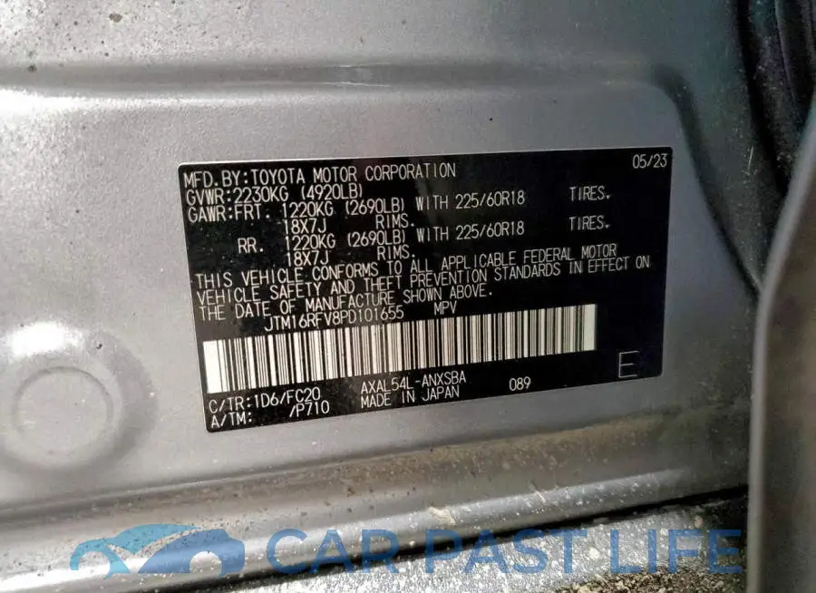 JTM16RFV8PD101655# 13