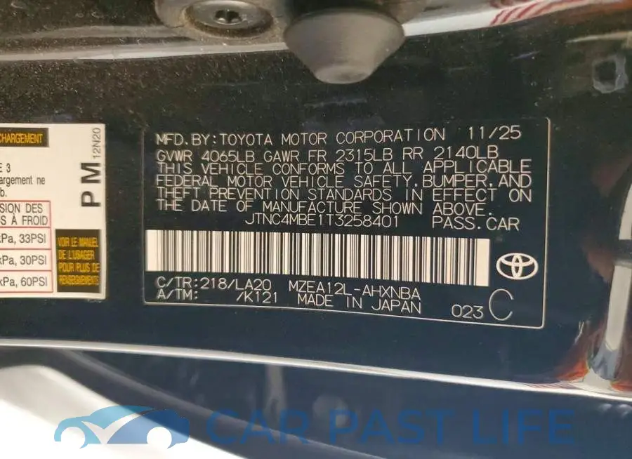 JTNC4MBE1T3258401# 13