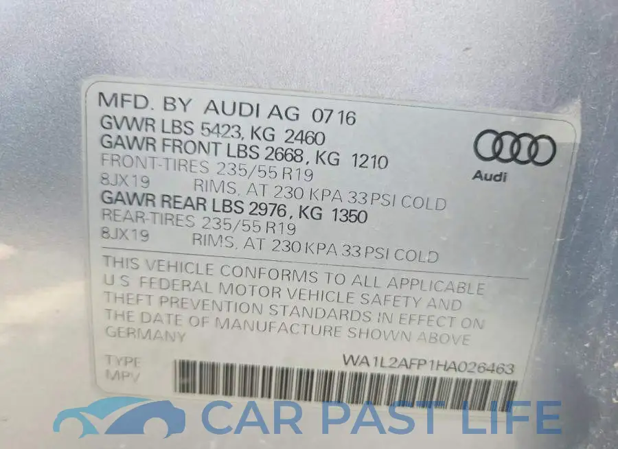 WA1L2AFP1HA026463# 14
