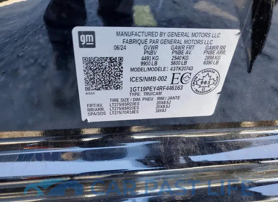 1GT19PEY4RF446163# 12