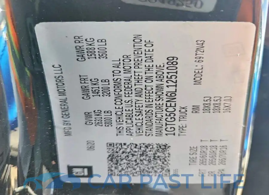 1GTG5CEN6L1251089# 12