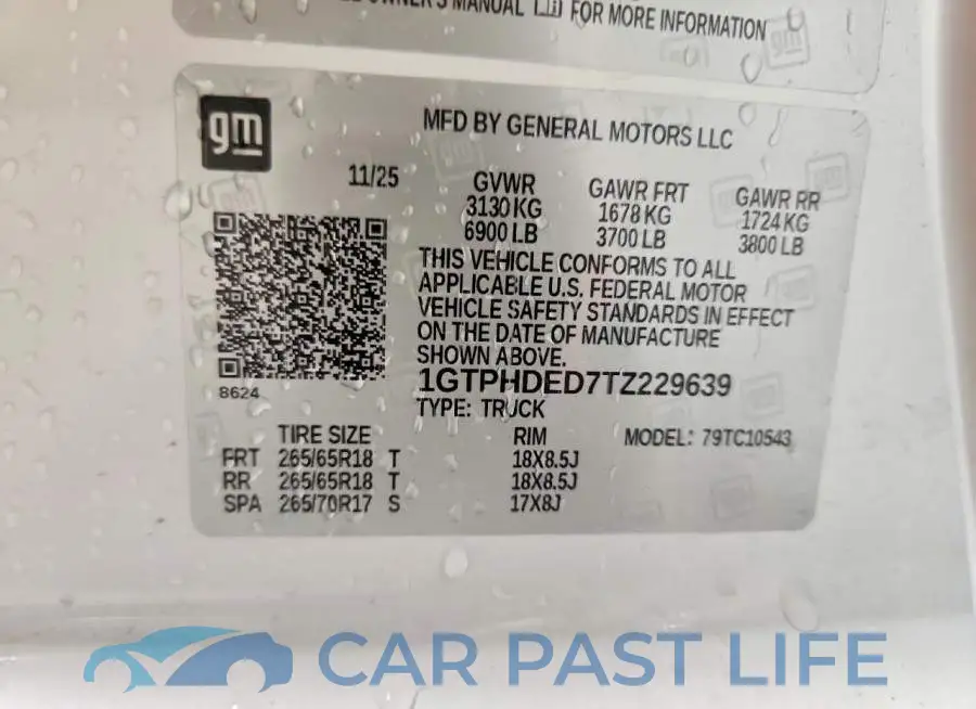1GTPHDED7TZ229639# 12