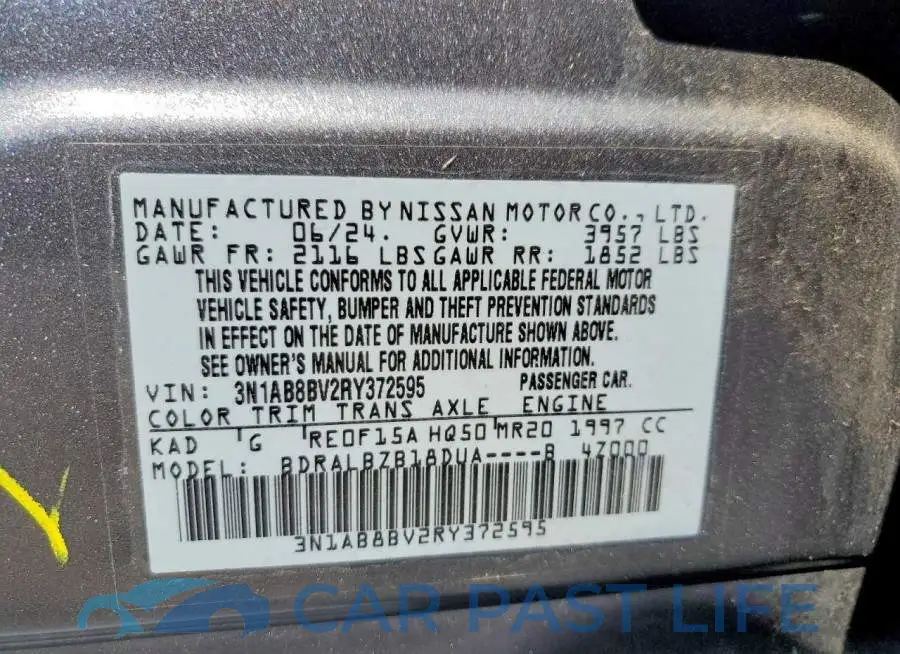 3N1AB8BV2RY372595# 12