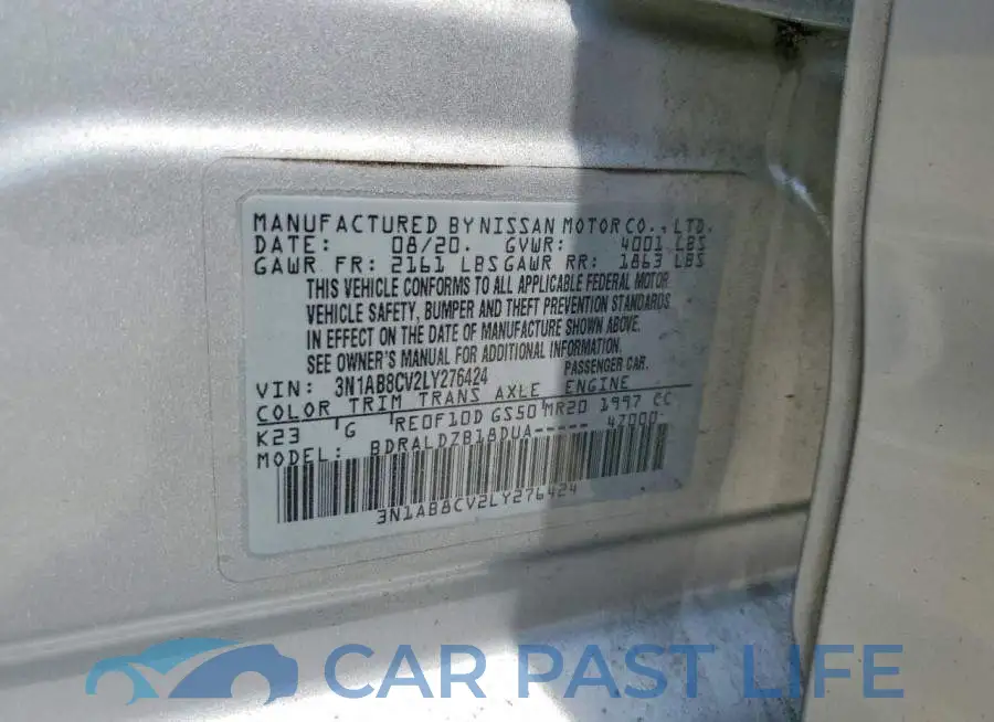 3N1AB8CV2LY276424# 12
