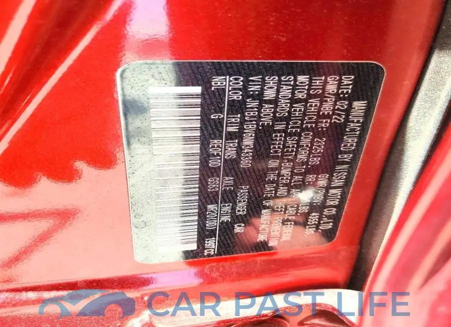 JN1BJ1BV6NW343360# 13