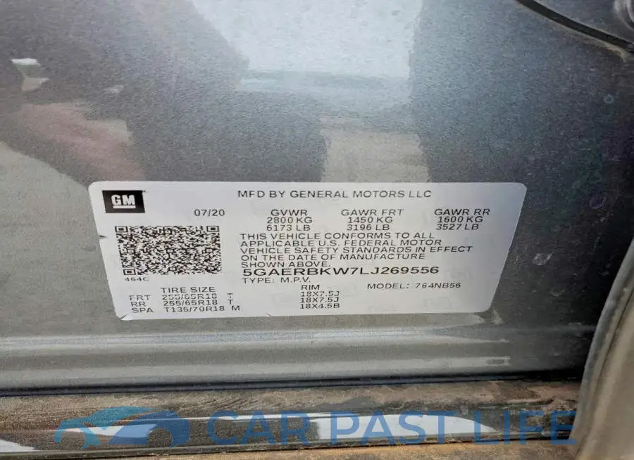 5GAERBKW7LJ269556# 14