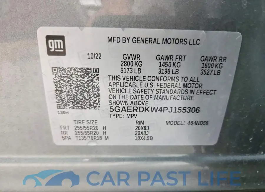5GAERDKW4PJ155306# 14