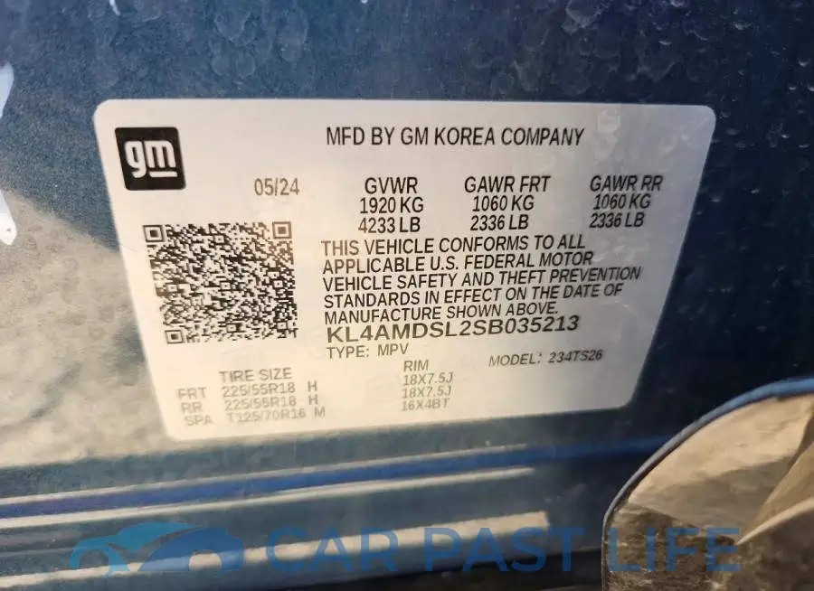 KL4AMDSL2SB035213# 12