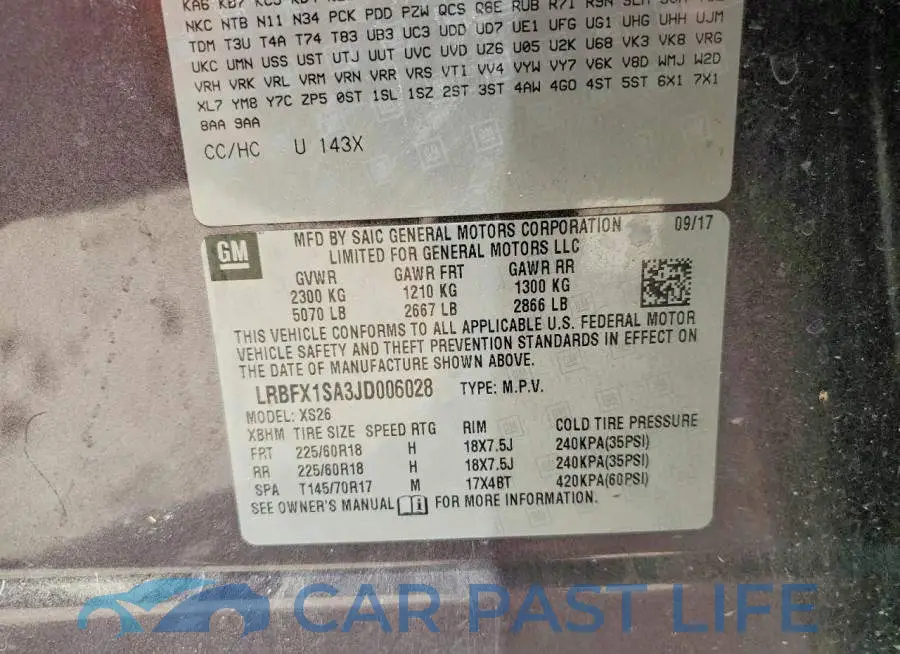 LRBFX1SA3JD006028# 13