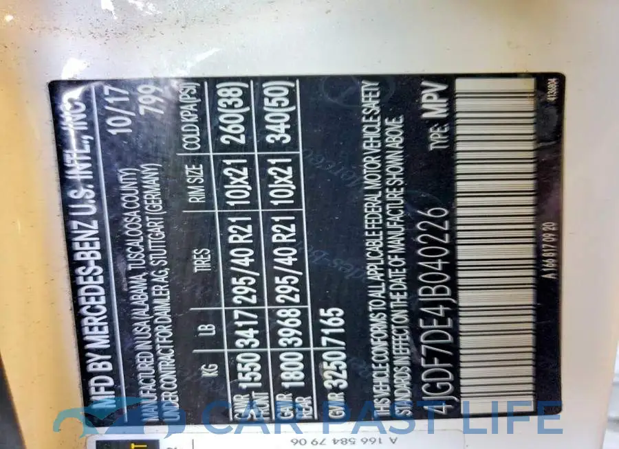 4JGDF7DE4JB040226# 14