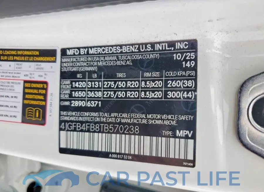 4JGFB4FB8TB570238# 13