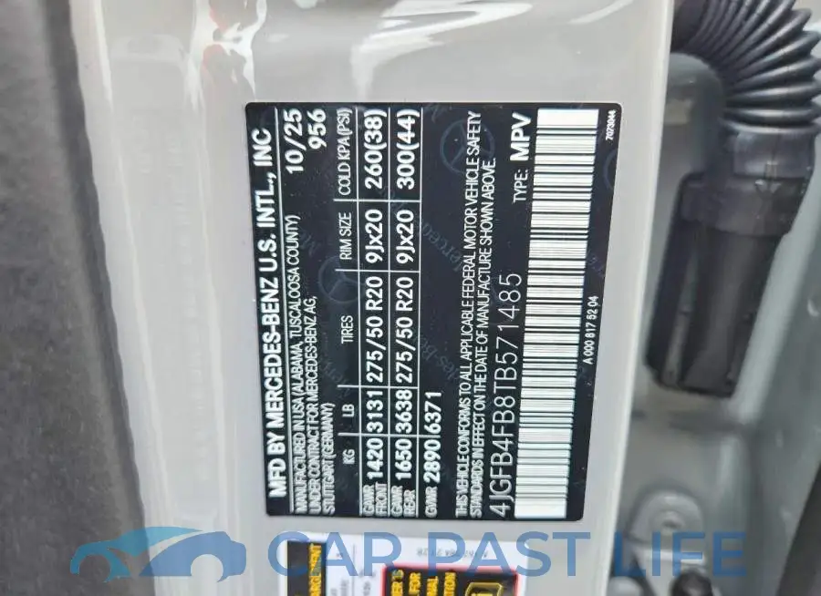 4JGFB4FB8TB571485# 14