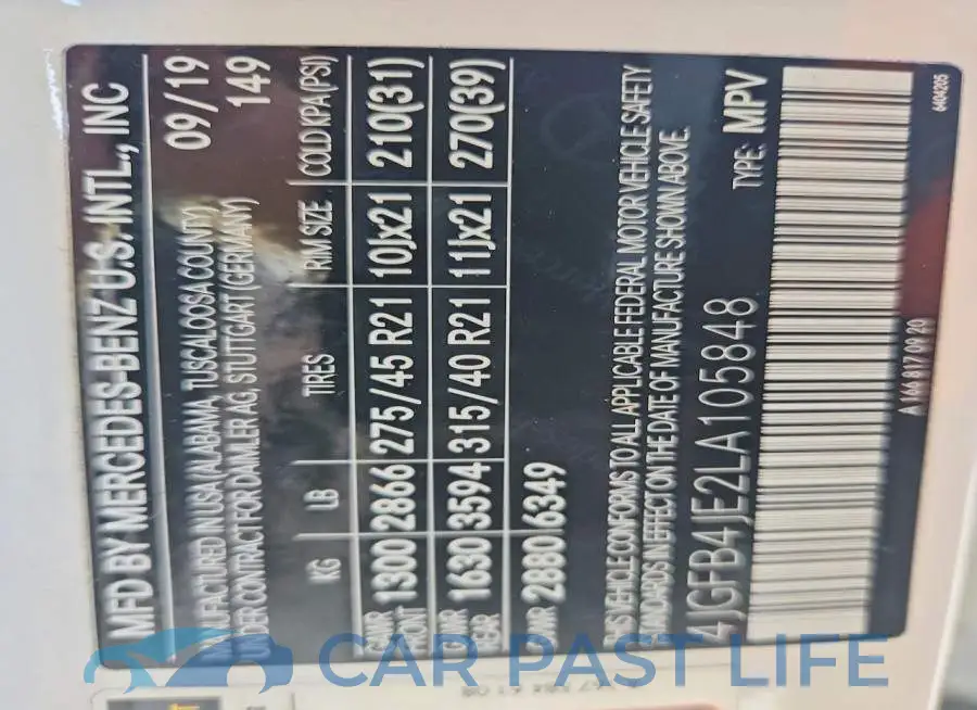 4JGFB4JE2LA105848# 13