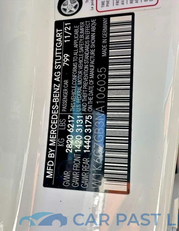 W1K6G7GB3NA106035# 15