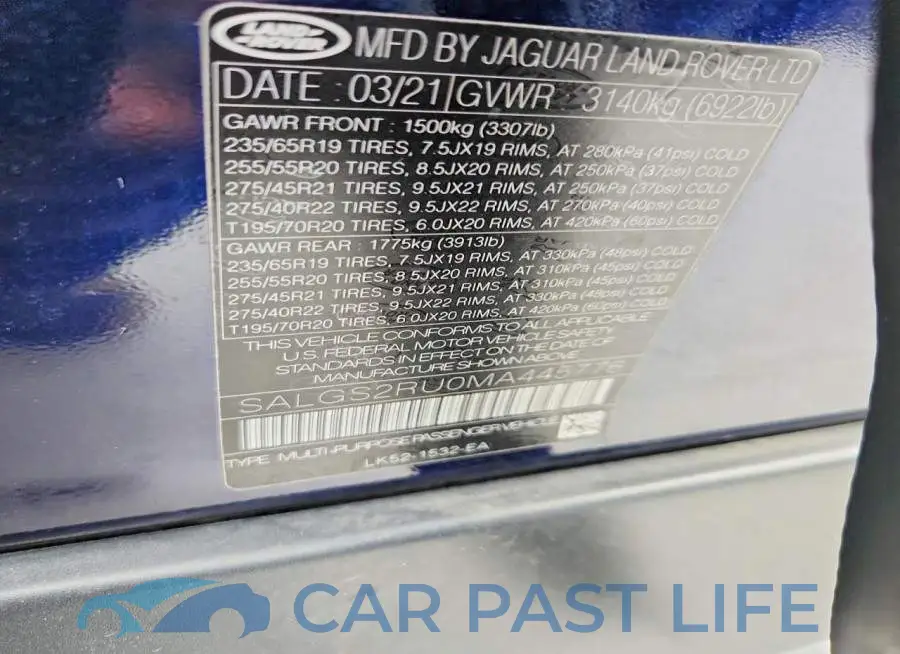 SALGS2RU0MA445776# 13