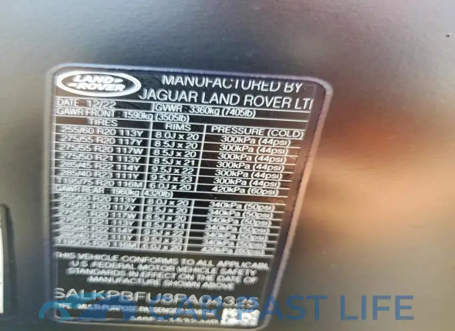 SALKPBFU8PA043251# 13
