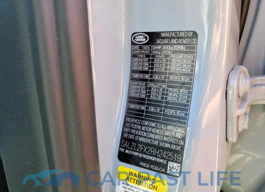 SALZL2FX2RH242519# 14