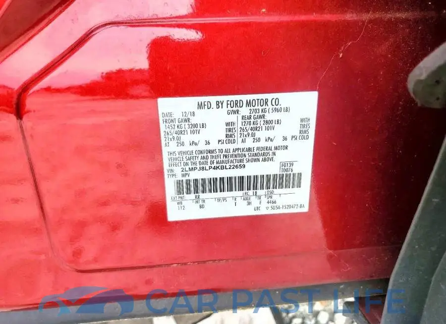 2LMPJ8LP4KBL22659# 12